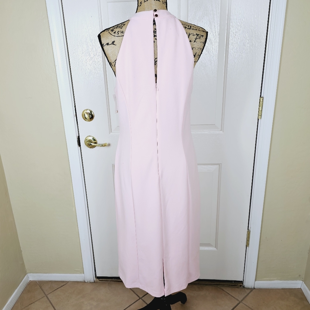 Julia Jordan Women's Sleeveless Knot Neck Sheath Dress - Picture 9 of 14